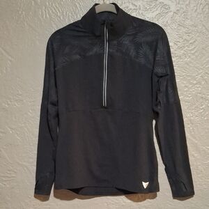 Korsa Women's Black Quarter-Zip Top Size XS